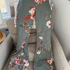 The North Face Snow Pants Floral Print Flare Pants